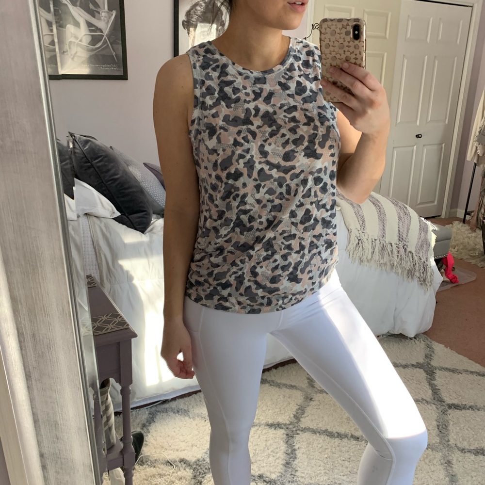Light Camo Athletic Top
